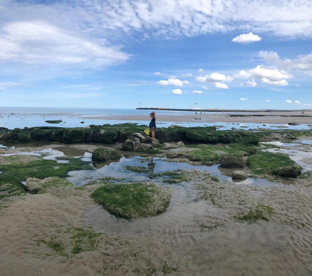 Fl’Heurt de Mer appartement au pied de la plage, vue mer Le Portel Eksteriør bilde