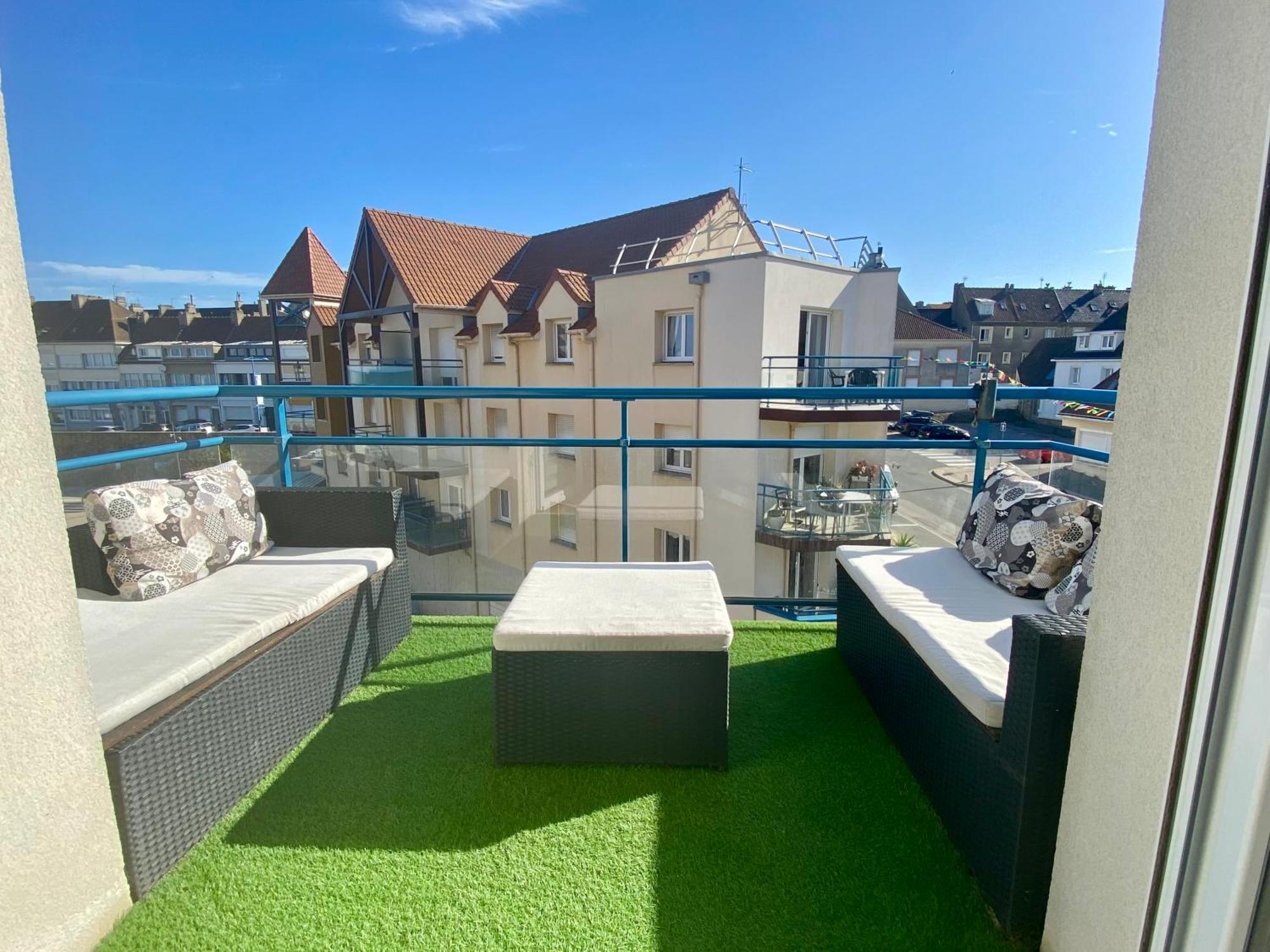 Fl’Heurt de Mer appartement au pied de la plage, vue mer Le Portel Eksteriør bilde
