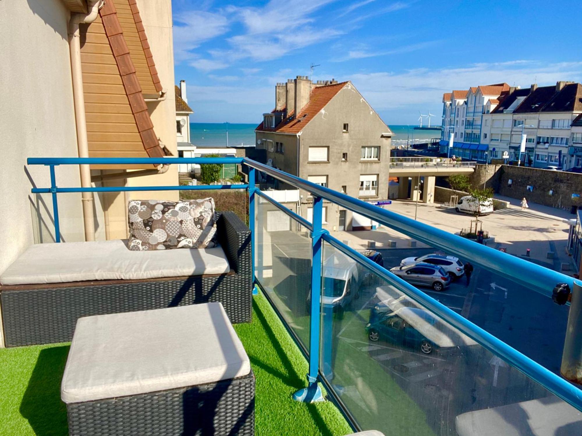 Fl’Heurt de Mer appartement au pied de la plage, vue mer Le Portel Eksteriør bilde